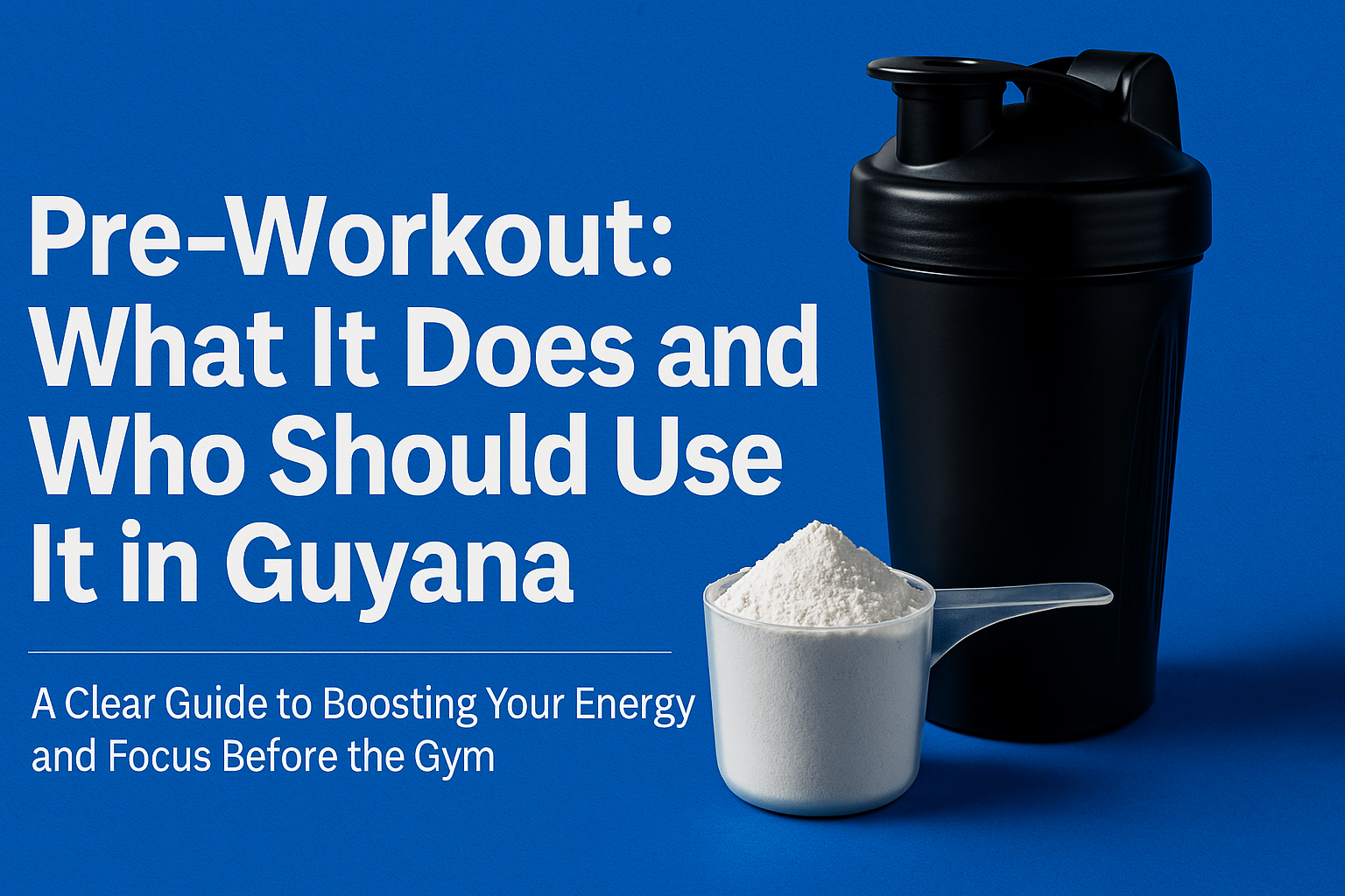 Pre-Workout: What It Does and Who Should Use It